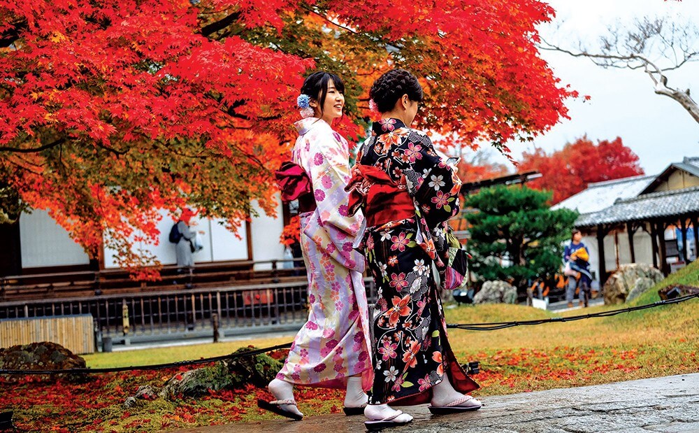 Kimono được mặc trong các dịp lễ tết hoặc các sự kiện quan trọng của người Nhật